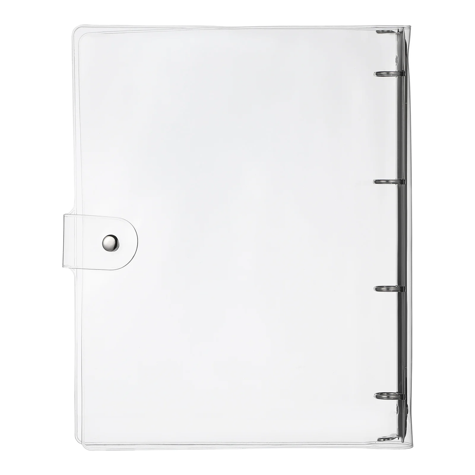 

Clear A4 Binder Notebook Shell Plastic Loose-Leaf Notebook Cover Scrapbook Folder Office Supplies Transparent