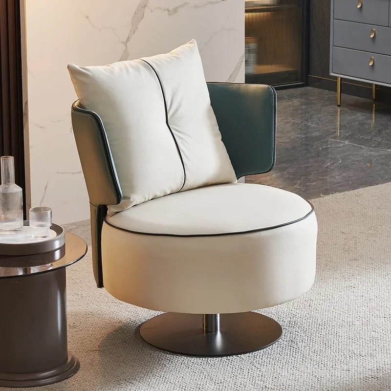

Ergonomic Modern Simple Sofa Living Room Comfy Relax Swivel Sofa Nordic Mobile Design Muebles Para Salas Modernos Home Furniture