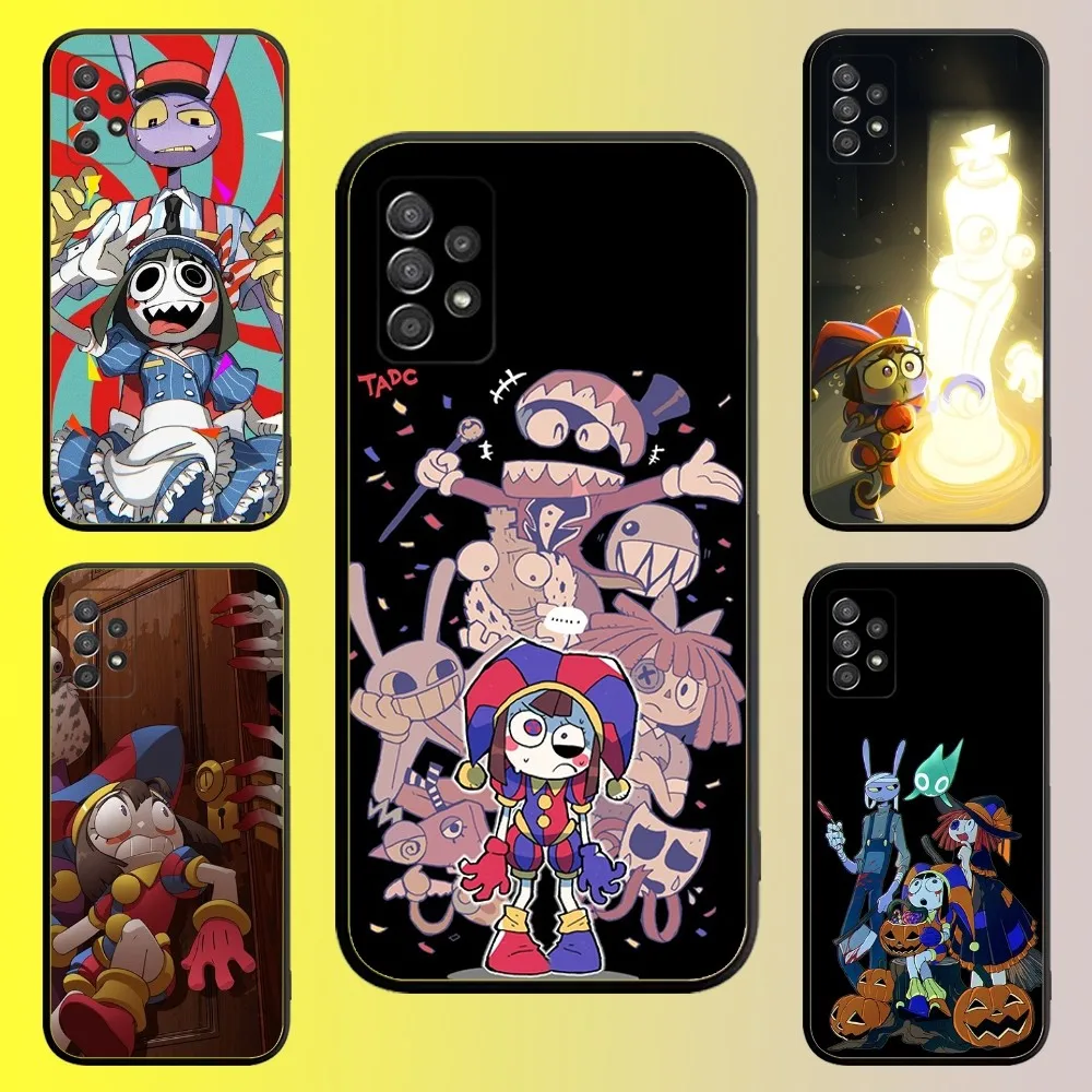 Funny A-Amazing D-Digital C-Circus Phone Case For Samsung Galaxy A13,A21s,A22,A31,A32,A52,A53,A71,A80,A91 Soft Black Shell