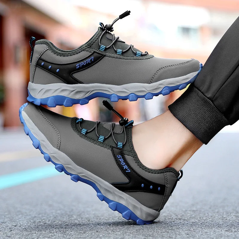 Men Hiking Shoes Outdoor Trail Running Shoes Non-slip Walking Men's Sneakers Fashion Breathable Casual Men's Shoes Plus Size 47