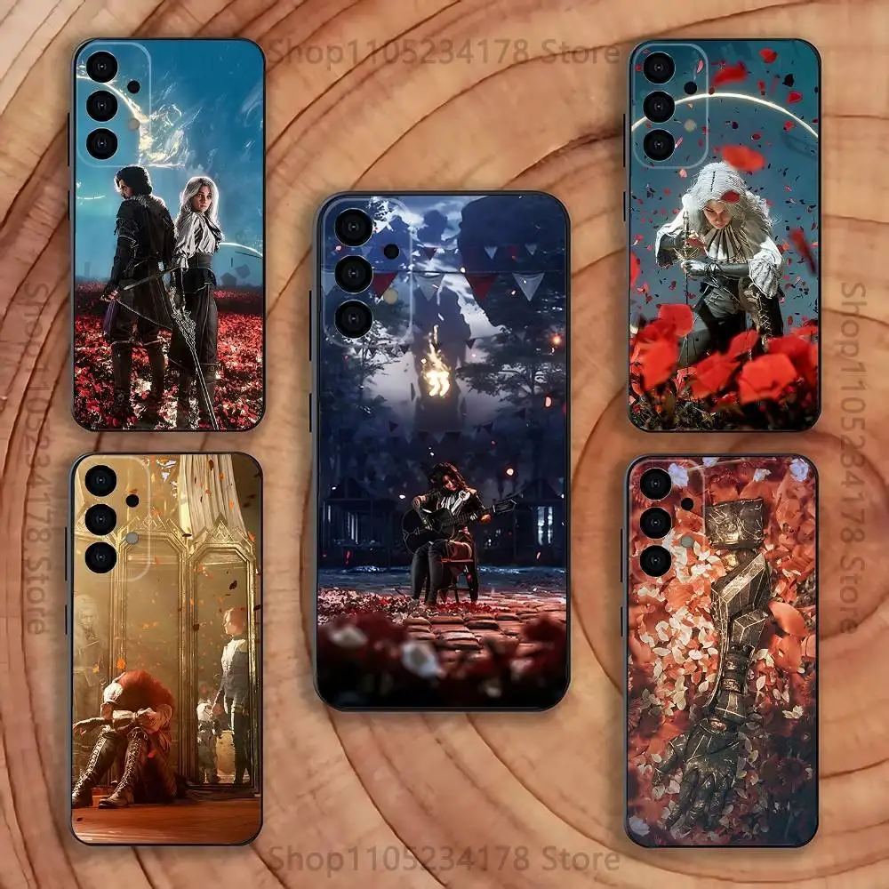 

Phone Case For Samsung S25,S24,S21,S22,S23,S30,Ultra,S20,Plus,Fe,Lite,5G Clair O-Obscur Expedition 33 Black Cover