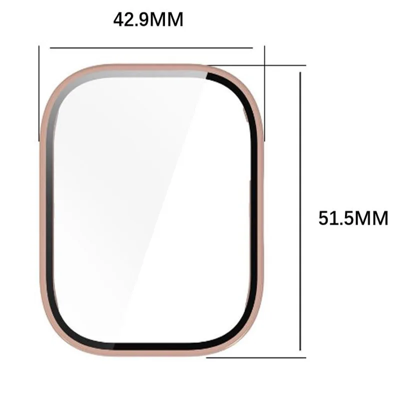 Tpu caso protetor de tela para xiaomi relógio 5 lite pára-choques completo temperado capa protetora para redmi relógio 5 ativo relógio inteligente