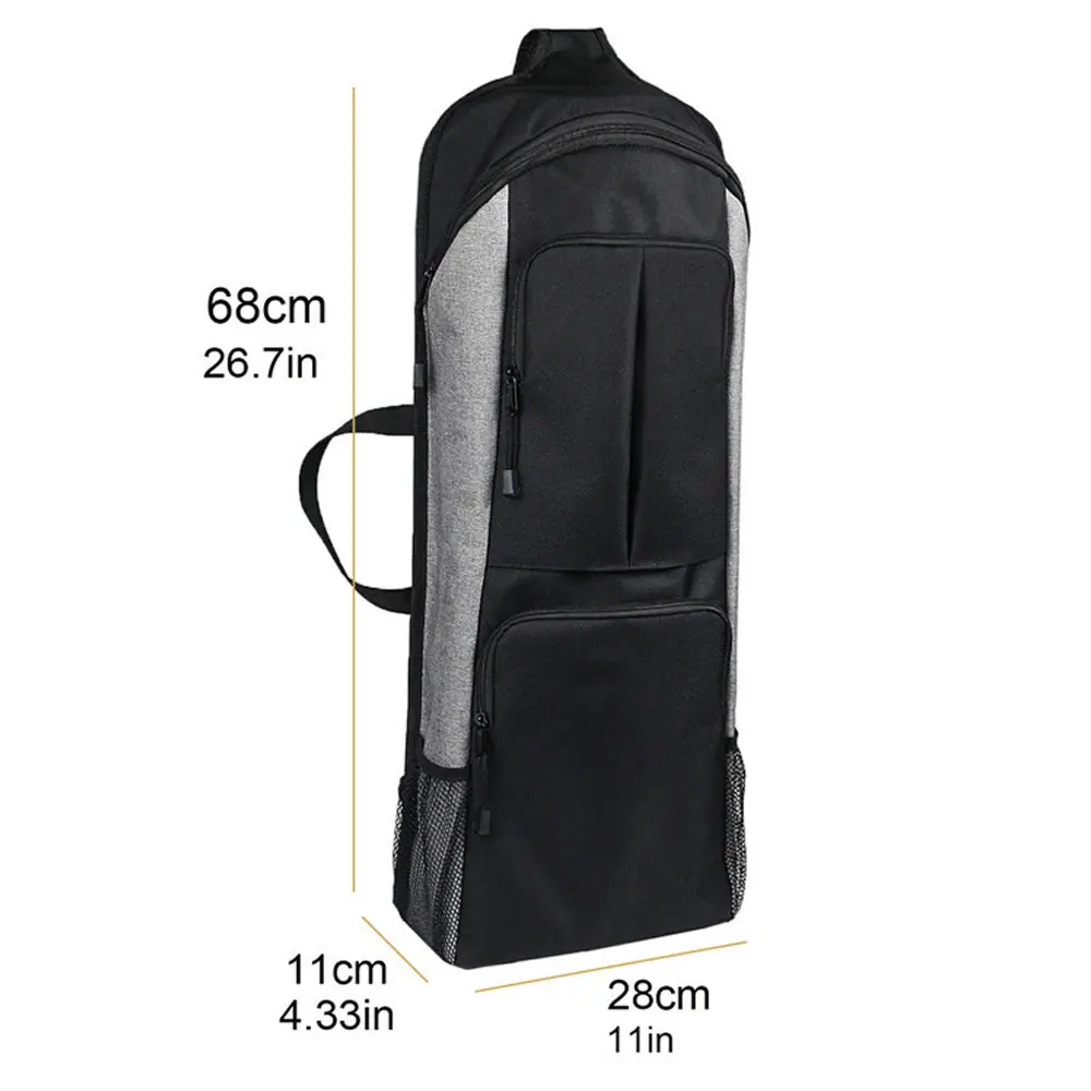 Multifunction Waterproof Yoga Mats Bag Long Yoga Mat Storage Bag Handlebag Dance Mat Backpack Sports Knapsack Fitness Backpack