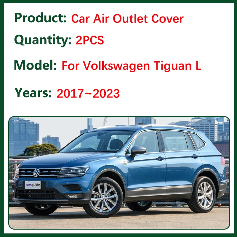 For Volkswagen VW Tiguan Accessories L MK2 2017~2023 Car Air Condition Vent Cover Non-Clogging Seat Protect Decoration Interior