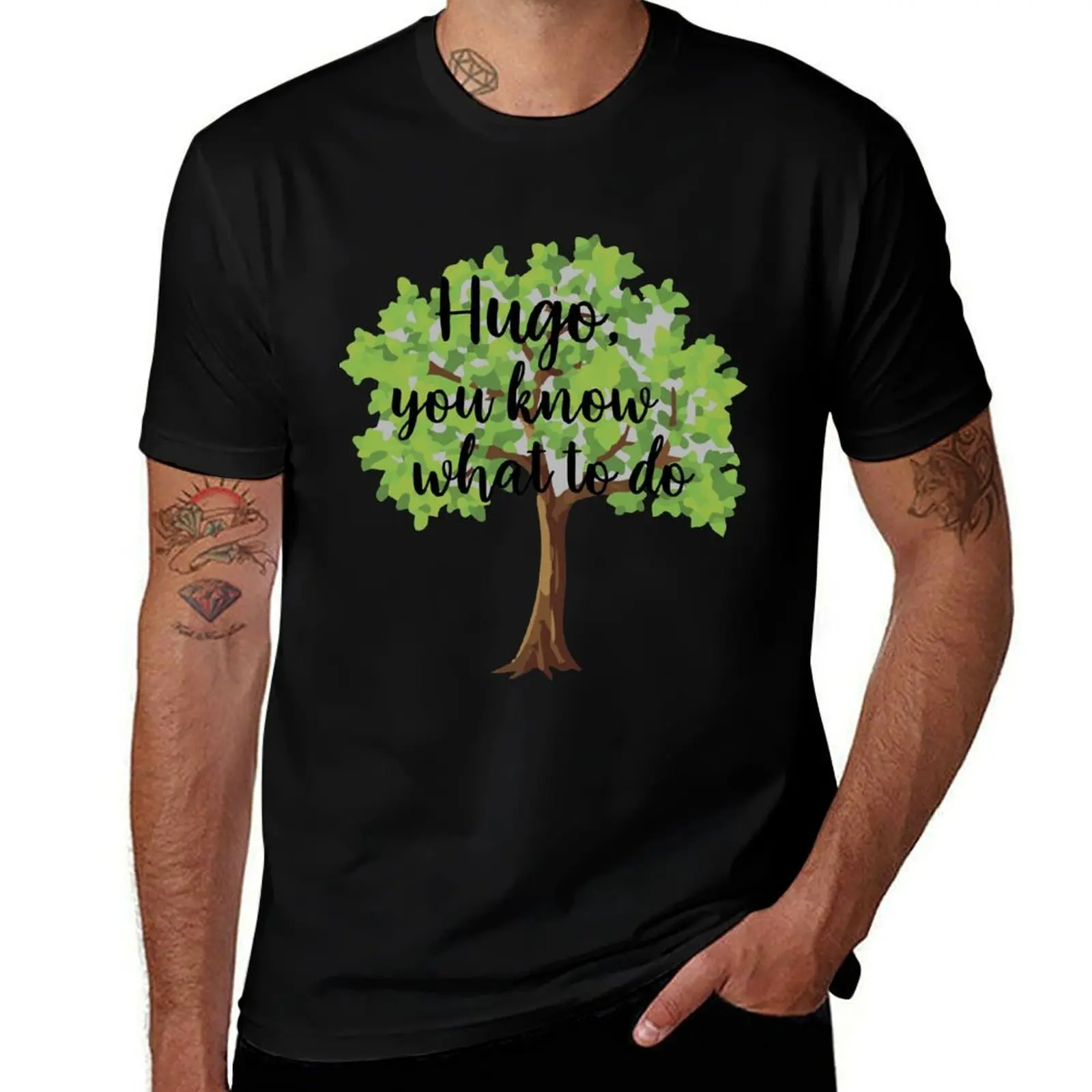 hugo's first case - tuck everlasting T-Shirt Plus Size Basic Cotton T-Shirt