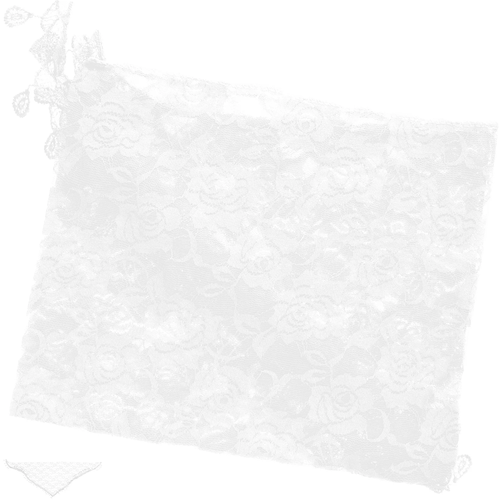 

Lace Triangle Veil Shawl Women Bridal Sunscreen Headpiece Catholic Women Scarf Church Stage Photoshoot Accessory