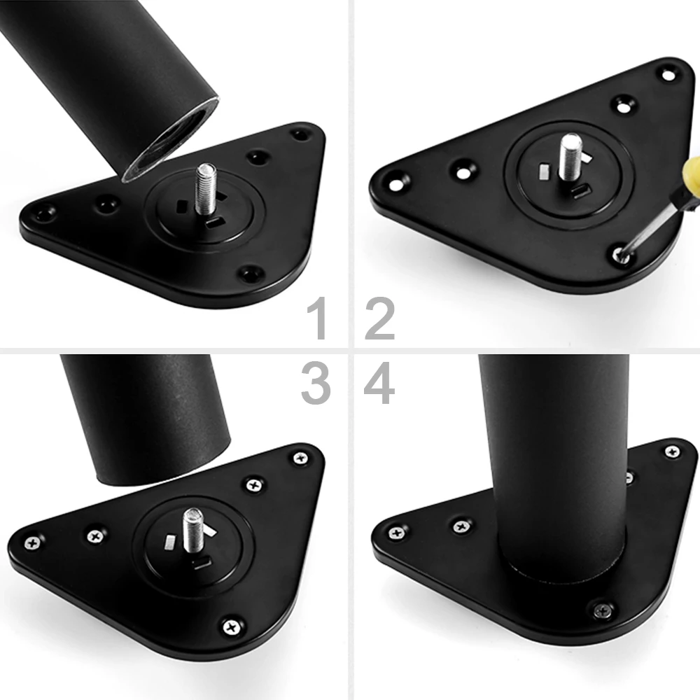 50-110cm Bar Counter Foot Support Column Stainless Steel 304 Adjustable Computer Desk Foot Aluminum Alloy Bar Cabinet Foot image 6
