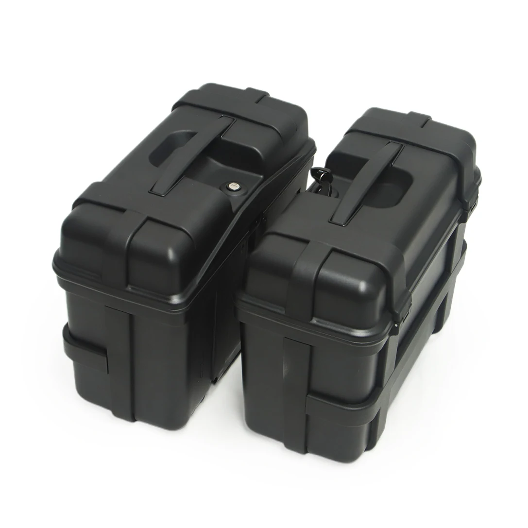 

25L Universal Motorcycle Storage Luggage Side Boxes Waterproof Motorcycle Side Panniers