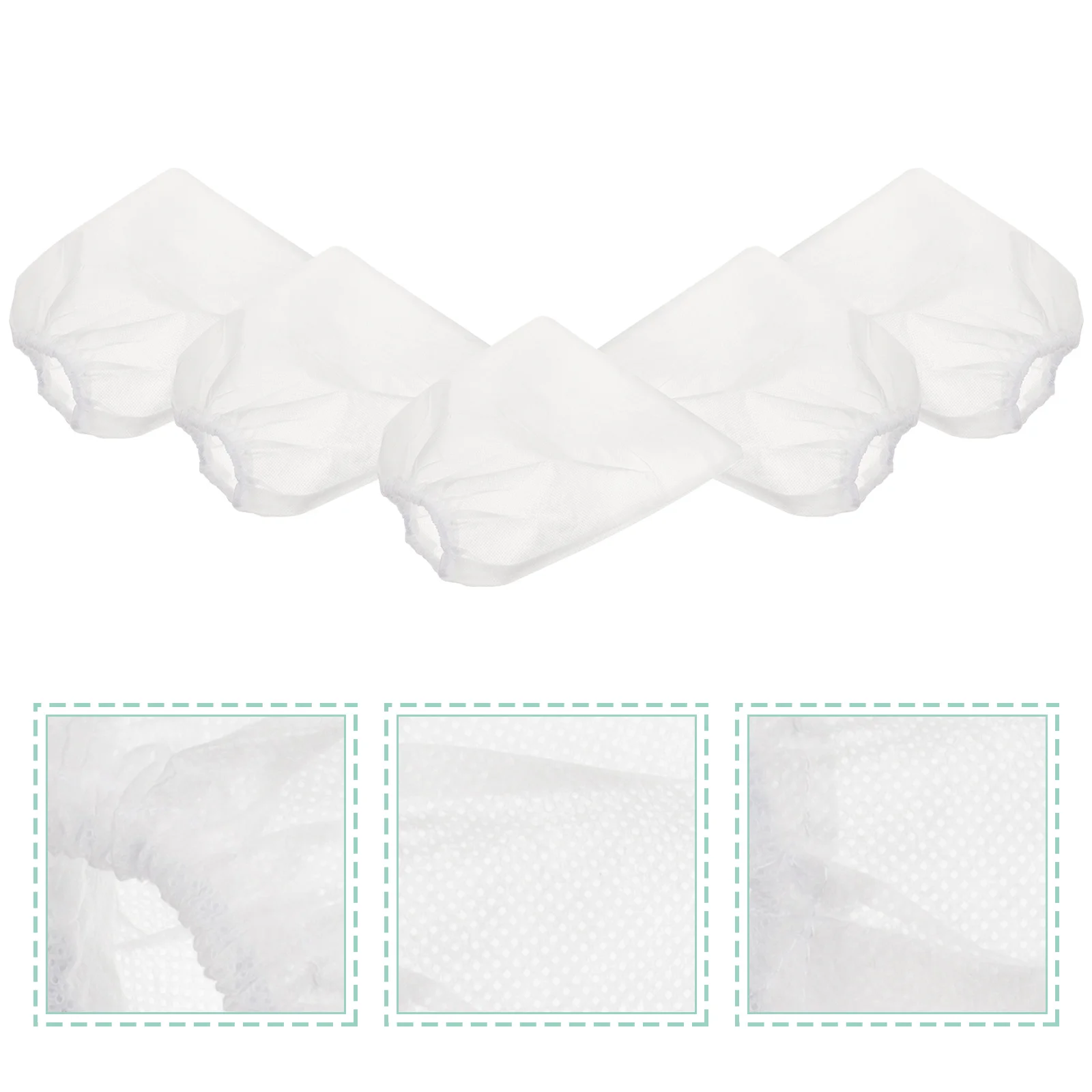 ถุงเก็บฝุ่นแบบไม่ถักทอสำหรับเครื่องทำเล็บ 5 ชิ้น ช่วยยืดอายุการใช้งานเครื่องดูดฝุ่น