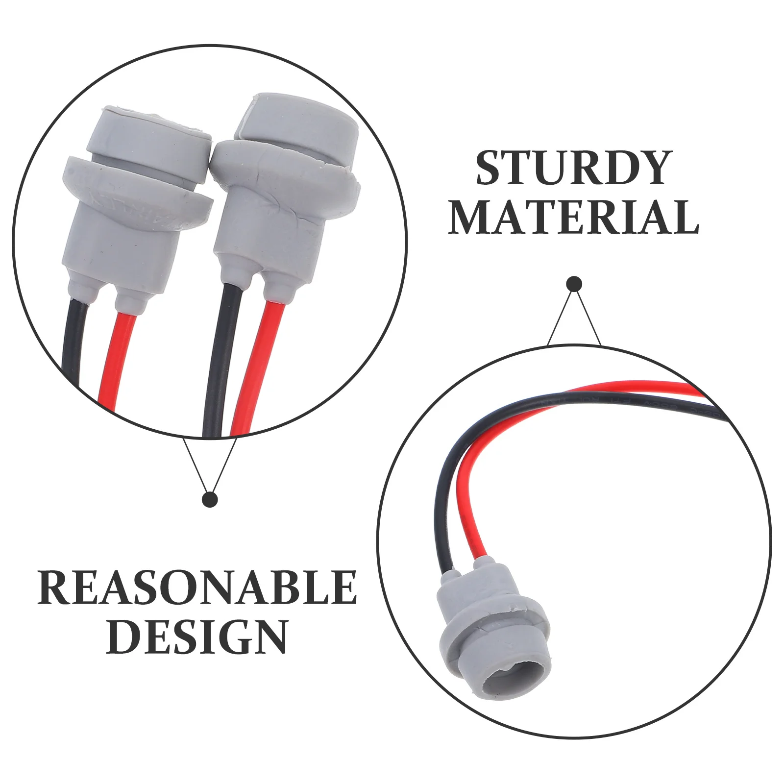 

2pcs T10 Socket Car Light Bulb Socket Turn Signal Adapter Brake Lamp Holder Extension For Side Marker Width Lamp