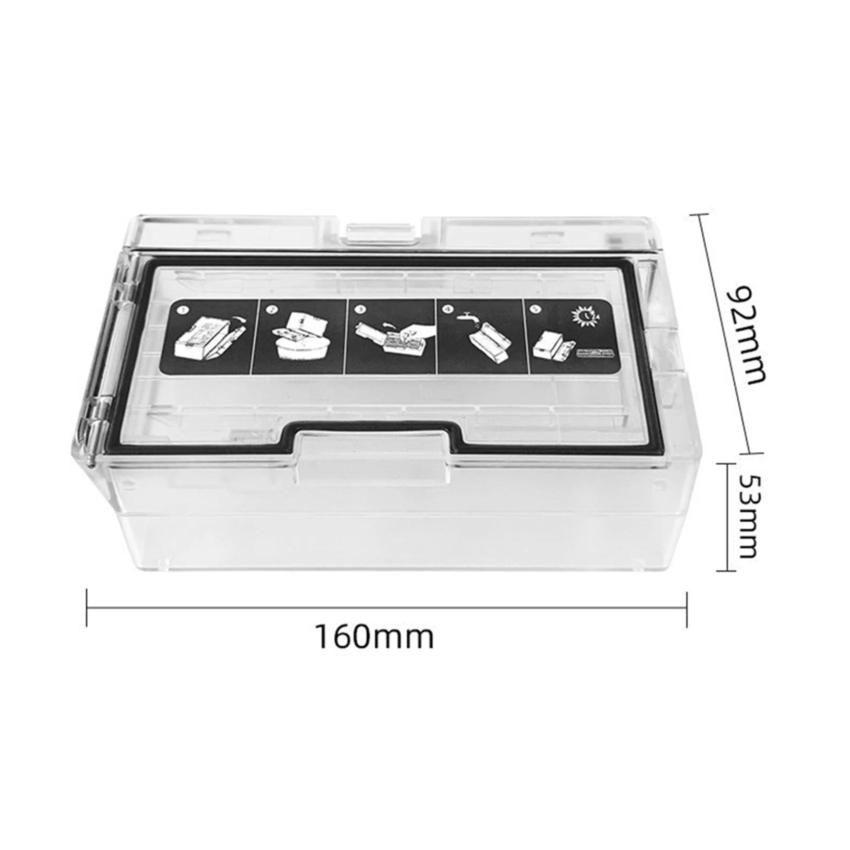 A84X-2X Dust Bin For Roborock S7 T7S T7S PLUS G10 Dust Box Spare Parts Robot Vacuum Cleaner Accessories