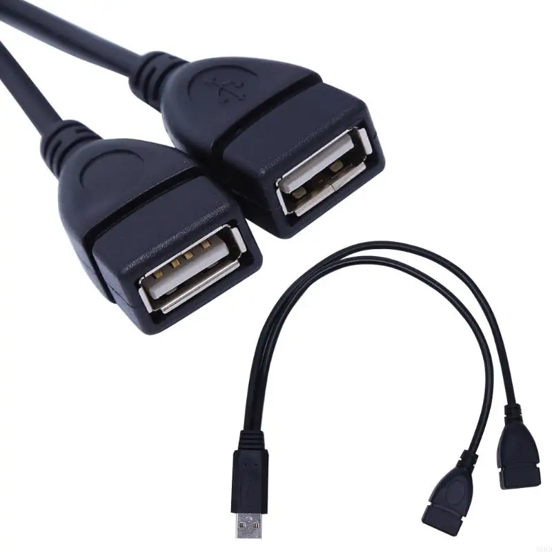 A9BD USB 2.0 Тип A 1 Мужчина-2 до 2 женских данных Y-SPLITTE