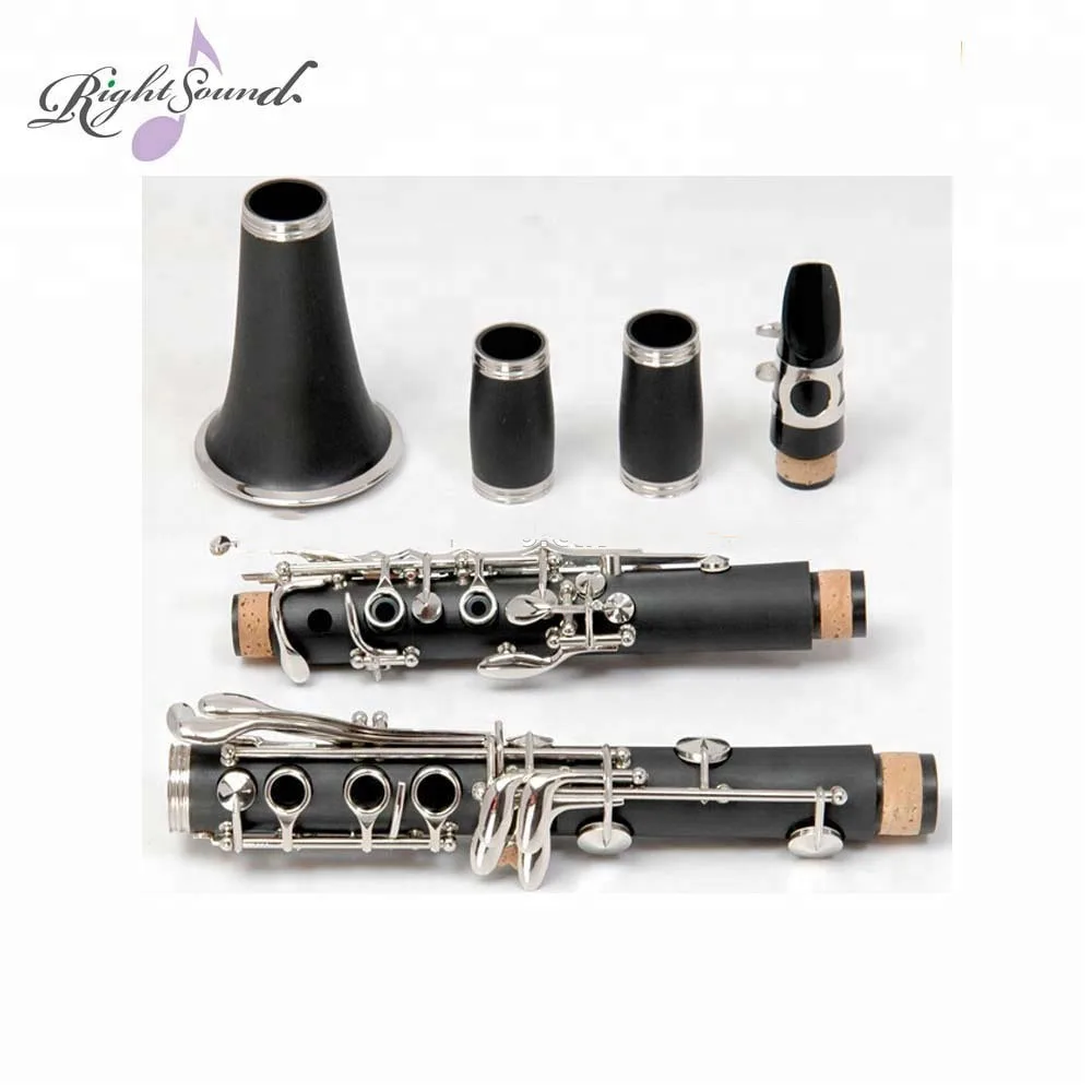 Professional Grade Bakelite Clarinet Nickel Plated Clarinet BB Tone German Style Clarinet