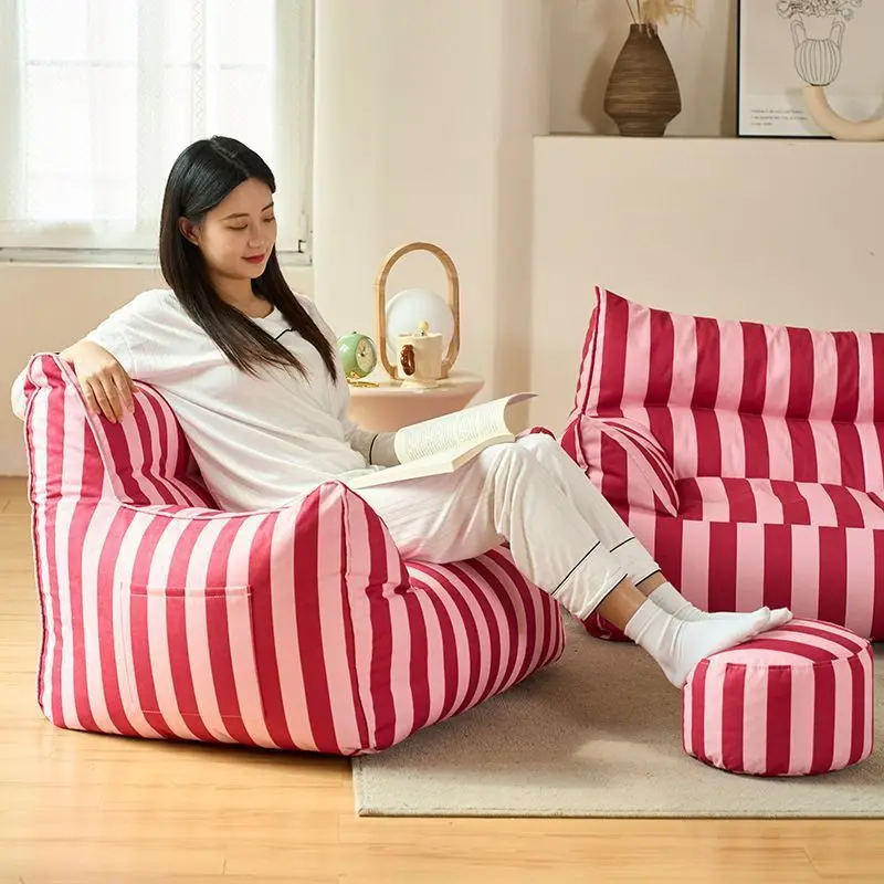 Italian Modern Bean Bag Chair Designer Single Lazy Armchair Bean Bag Chair Sleeper Sectional Divano Letto Furniture Home - view 2