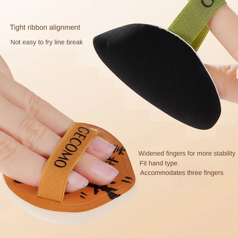 GECOMO Puff de algodón de azúcar de doble punta: aterciopelado, suave y suave para maquillaje húmedo y seco, garantiza un impecable aplicación de base