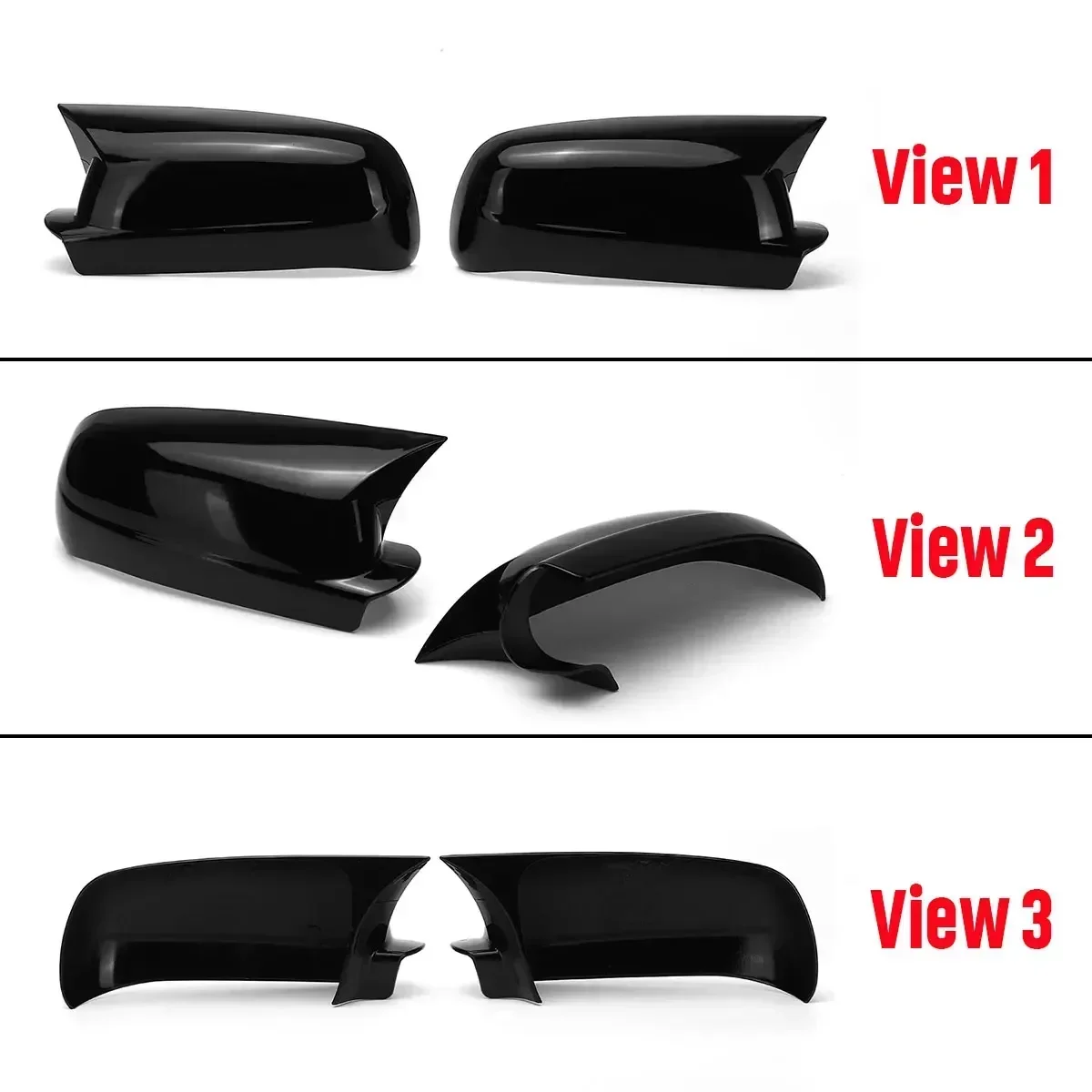 For VW Golf 4 MK4 1997-2004  Wing Mirror Cover Caps Rearview Mirror Case Add-On 3B0857538B Car Exterior Styling Accessories