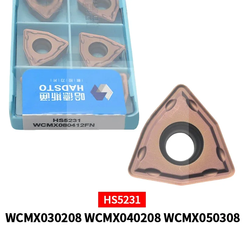 

10 шт. оригинальных твердосплавных сверлильных плашек HADSTO WCMX030208FN WCMX040208FN WCMX050308FN WCMX06T308FN WCMX080412FN HS5231