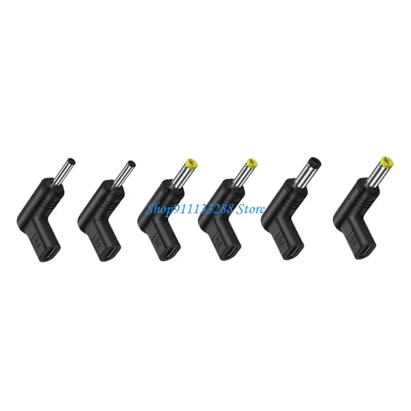 G88D Type C to DC3.0 3.5 Charging Adapter 90 Degree Bend Design 5V 9V 12V Option for Safe Efficient Power Transfer