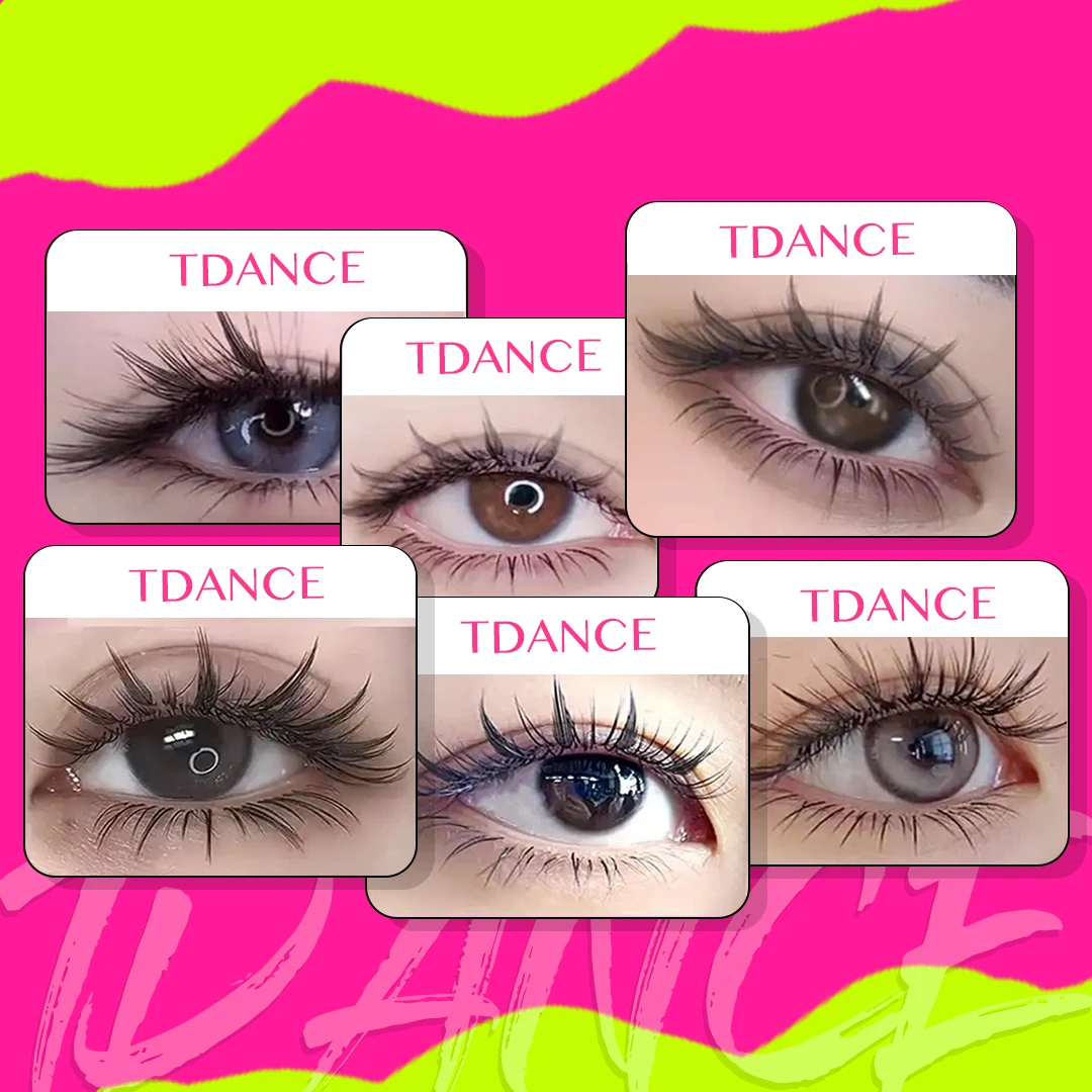 TDANCE コミックスパイアまつげ羽の形マンガつけまつげアニメまつげナチュラル軽量個別ボリュームまつげメイクアップツール