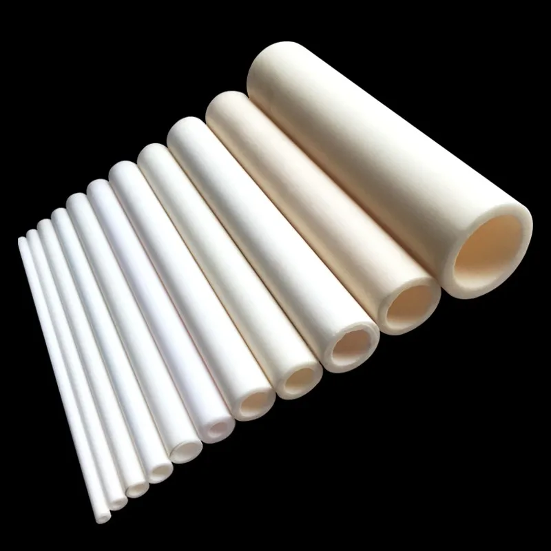 1pcs ID 0.6mm to 16mm Alumina ceramic tube Hollow insulating rod Thermocouple protection tube 100mm length