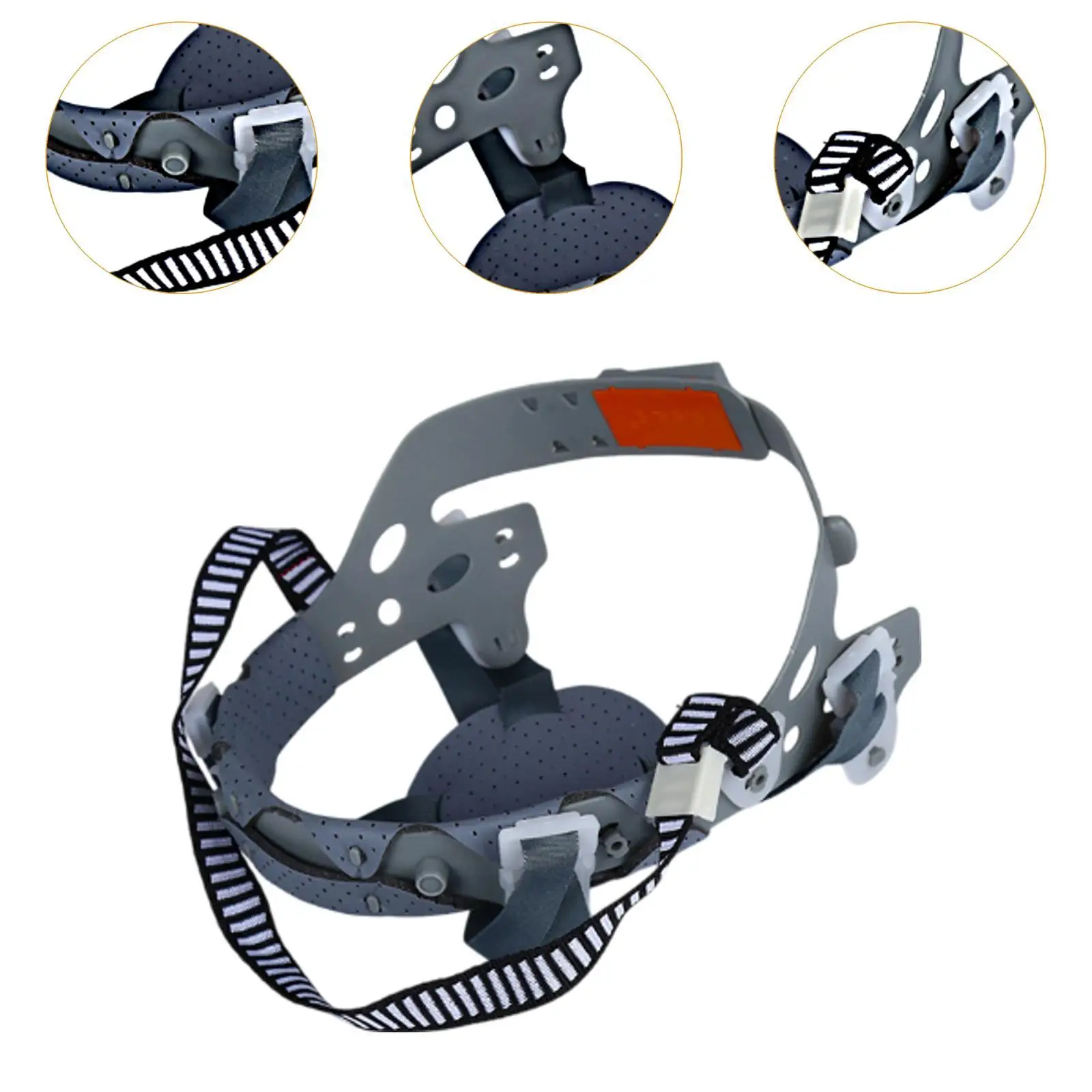 ヘルメットサスペンション 4 点アタッチメント 調整可能なプロテクター 個人保護装置 バンプキャップインサート 建設プロジェクト