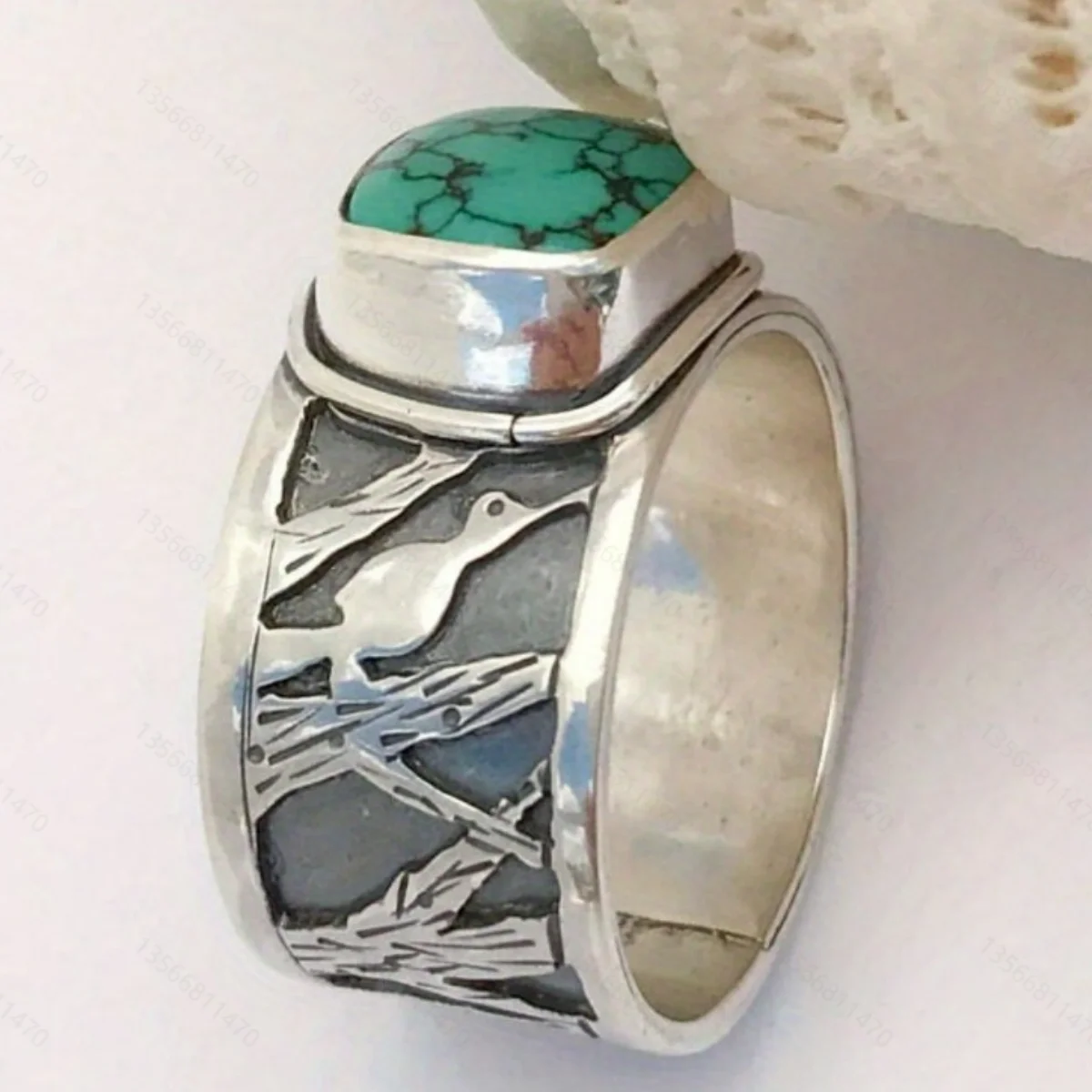 Cross-border E-commerce Fashion Retro Ring Female European and American Ring Creative Simple and Exquisite Jewelry Female