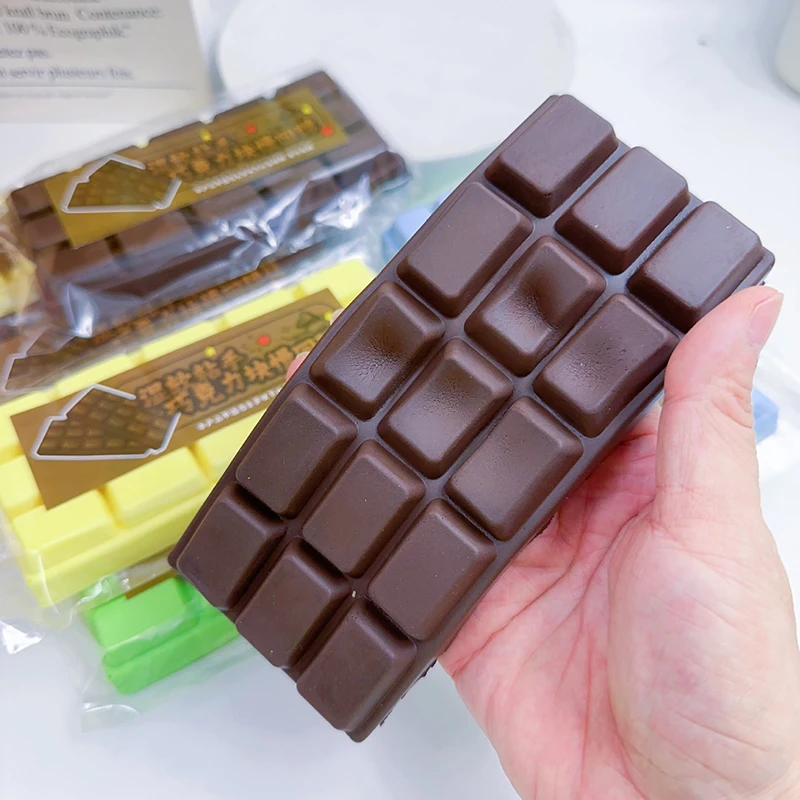 محاكاة جديدة من الشوكولاتة انتعاش بطيء لزجة قليلا الأيدي لينة قرصة لعبة مضحك الكبار الأطفال الإجهاد الإغاثة اللعب أحمق هدية