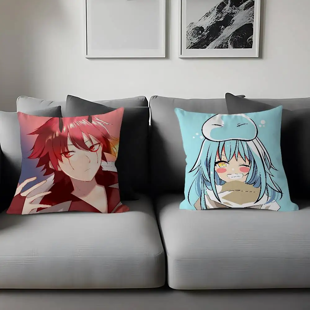 

Got Reincarnated As A Slime Personalized Pillow Dust Cover Bedroom Kids Party Decoration Pillowcase Birthday Children Gift