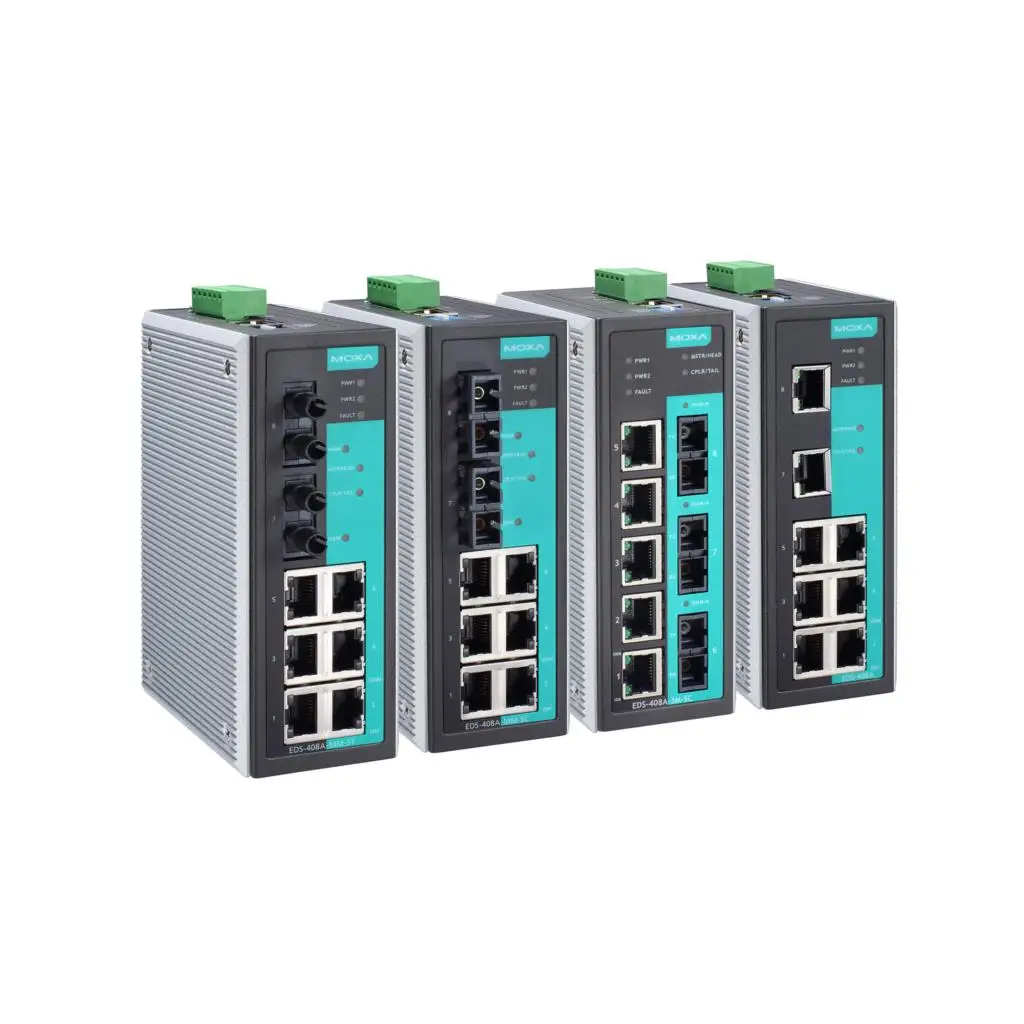 Тайвань MOXA EDS-408-a сотовый корпус восьми промышленных коммутаторов Ethernet