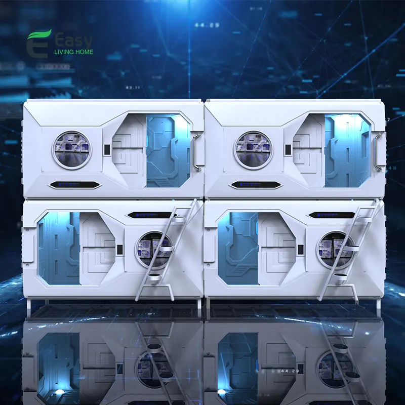 Professional custom soundproof cube box sleeping pod capsule bed for apartment