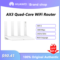 Original Huawei WiFi Wireless Router AX3  Quad-Core WiFi 6+ Up To 3000Mbps 2.4GHz 5GHz Dual-Band Gigabit Rate Wifi Repeater