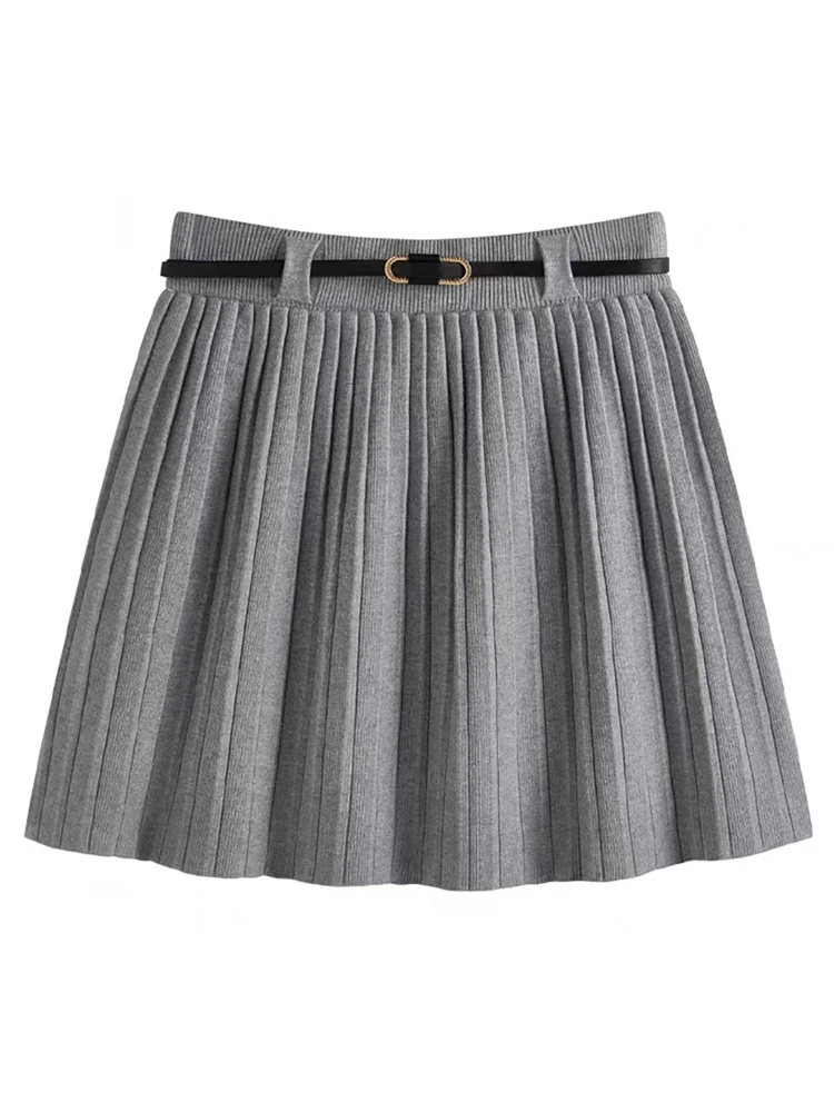 Golf Dameskleding Lente/Herfst Nieuw product Buitensportrok Dame Ademend Veelzijdige gebreide rok met accessoireriem