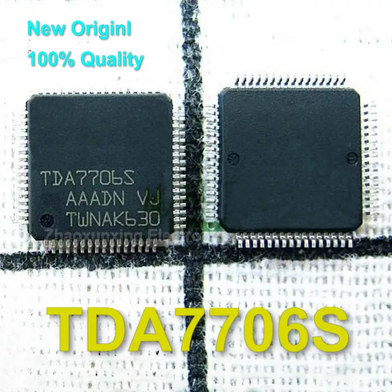 1~5PCS  New  TDA7706S    LQFP-64    TDA7706    LQFP64 