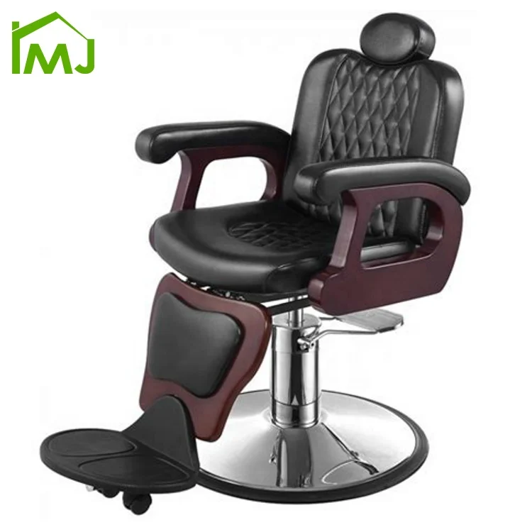 

Beauty Salon Furniture Black Vintage Barber Chair Hairdressing Hydraulic Recliner Hair Barber Chair