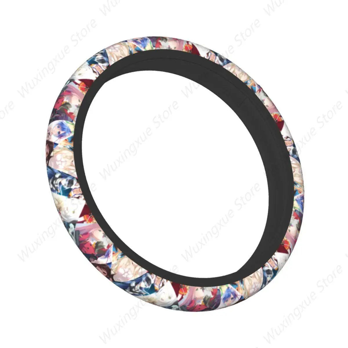 Darling In The Franxx Sweet Girl Car Steering Wheel Cover Zero Two Miku Ichigo Ikuno Steering Wheel Protective Cover Car-styling