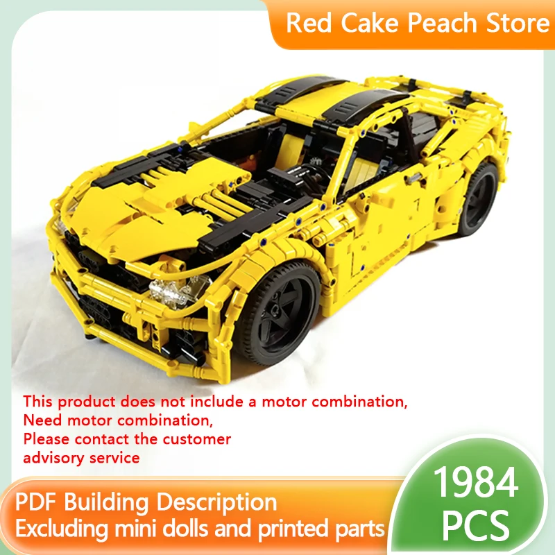 

Speed Racing Car Model MOC Building Bricks American Muscle Sports Car Modular Technology Children Holiday Gift Assemble Toy Suit