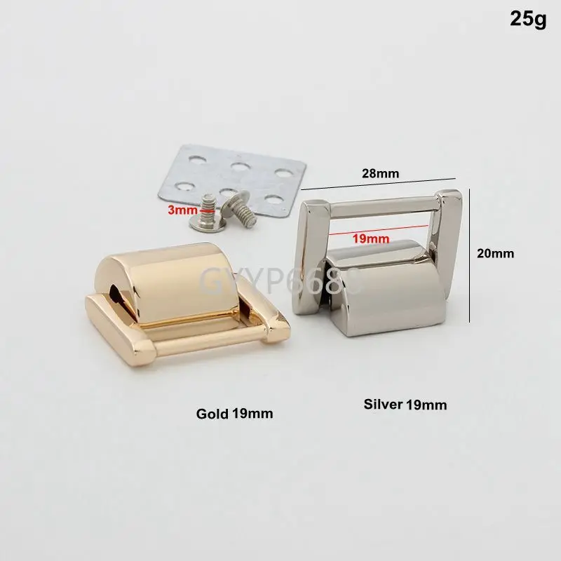 5-10-100 pieces 19x20mm shiny colors connecting buckle for woman handbag chain bag purse buckle bag accessories