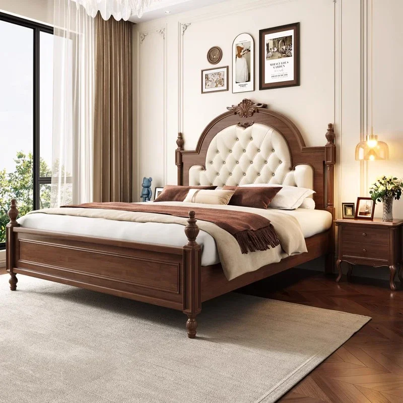 

Modern Sofa Massage Bed Bedroom Frame Wooden Double Simple Princess Bed Sleeping Platform Letto Matrimoniale Home Furniture