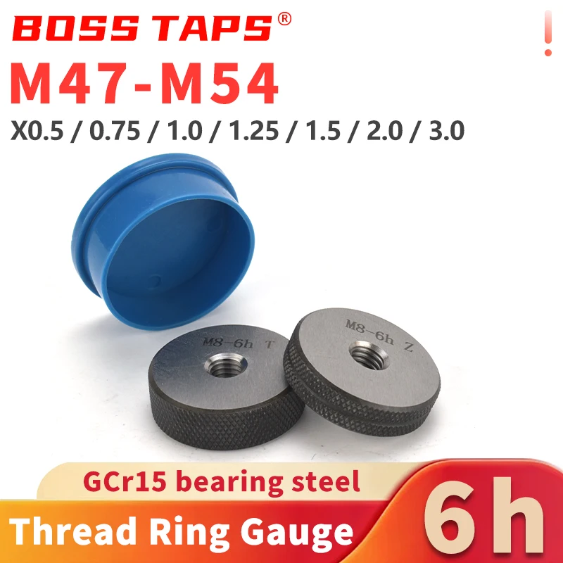 boss-rubinetti-1set-1-go-1-nogo-6h-m47-m54-calibro-ad-anello-con-filettatura-a-denti-fini-metrici-anche-x05-075-1-125-15-2-3