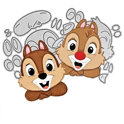 Disney chip e dale corte dados papercrafts diecut para diy scrapbooking decorativo cartão de papel artesanato fazendo novo molde 2023