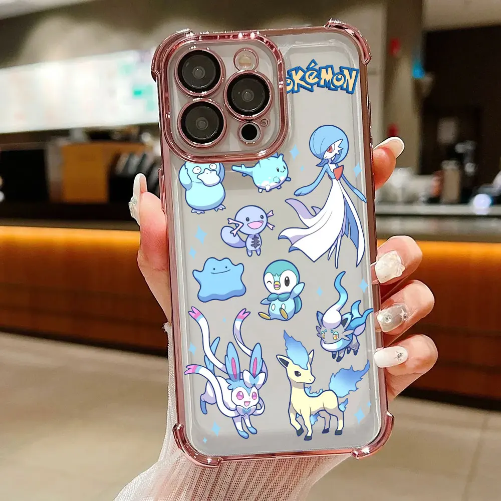 Sylveons Eevees Gengars Anime P-Pokemons Case For Xiaomi 17T Pro 15T 14T 15 14 Poco F7 F8 Ultra M7 M8 X6 X7 X8 Pro Max 5G Cover view 5