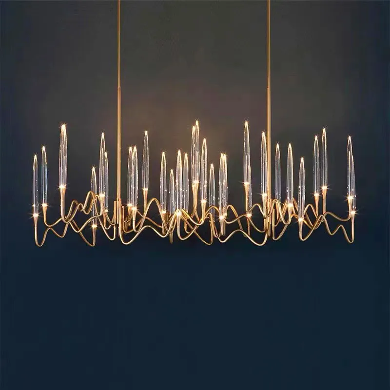 

Modern Luxury Light Led Crystal Chandelier Tree Branch Wedding Decoration Pendant Lamps For Dining Room Bedroom Bar Hanging Lamp