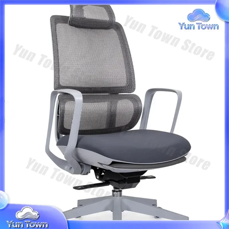 High Back Mesh Office Chair with Pedal for Sedentary Work Study Desk Ergonomic Task Chair for Home Office for Computer Work