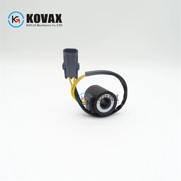 For New Solenoid Valve Coil 12v At163482 6359732 300d 310d 315d Fit Backhoe Loader Electrical