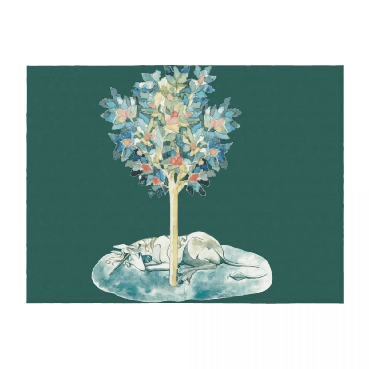 

The last unicorn always dreaming medieval inspired design Throw Blanket Stuffeds Thermal For Baby Decorative Sofas Blankets