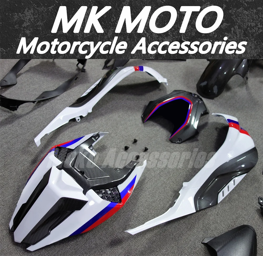 Fairings Kit Fit For M1000RR S1000rr 2019 2020 2021 2022 Bodywork Set Injection Red White Blue Black Carbon fiber texture