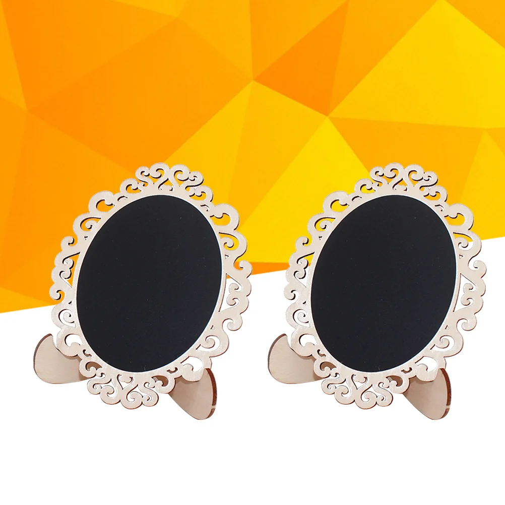 20 قطعة سبورة خشبية صغيرة السبورة حامل الرسائل الجدول رقم حفل زفاف الديكور المطبخ مكتب المنظم قابلة لإعادة الاستخدام #3