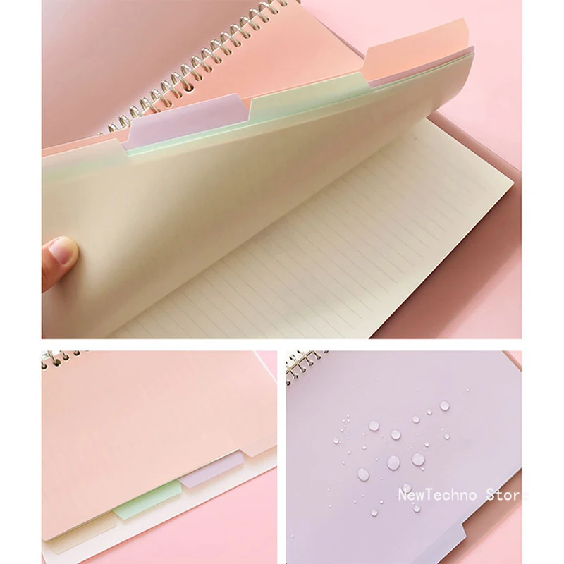 A5 B5 A4 Binder Index Dividers Index Page for Loose-leaf Notebook Scrapbook Stationery Bookmark School Office Supplies 1pc