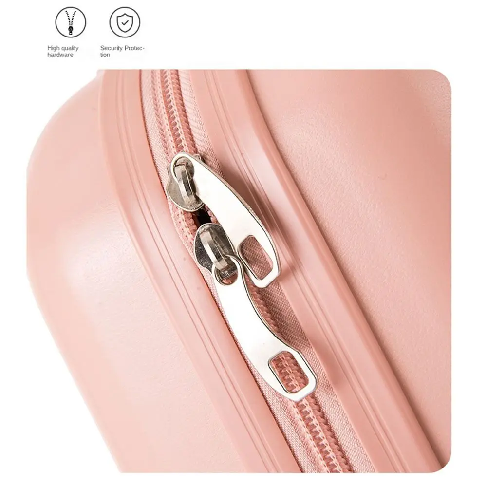 ABS Travel Suitcase Portable Travel Mini Luggage Box Zipper Organizer Boarding Case For Women