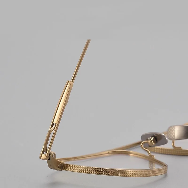 KIZN خفيفة التيتانيوم مربع إطار نظارات الرجال الرجعية موضة النظارات إطار جودة إطارات النظارات